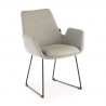 Sedia Conferenza Glamm, Cantilever, struttura in acciaio