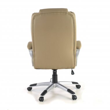 poltrona da ufficio beige baviera ecopelle braccioli imbottiti 9