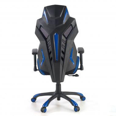 sedia gaming blu fenix rete transpirante braccioli regolabili 3d 6