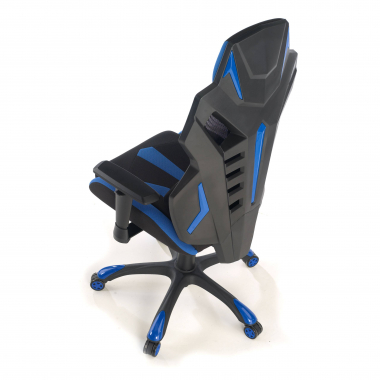 sedia gaming blu fenix rete transpirante braccioli regolabili 3d 9