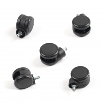 Set di ruote 65 mm per pavimenti duri