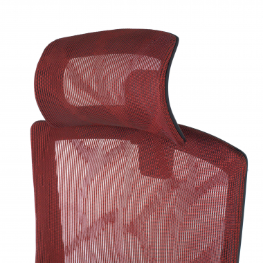 sedia ergonomica rosso winter rete transpirante braccioli regolabili 3d doppio supporto lombare poggiatesta 8