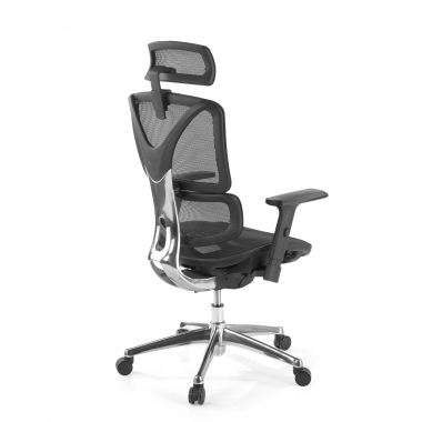 sedia ergonomica nero focus rete transpirante braccioli regolabili 3d supporto lombare 9