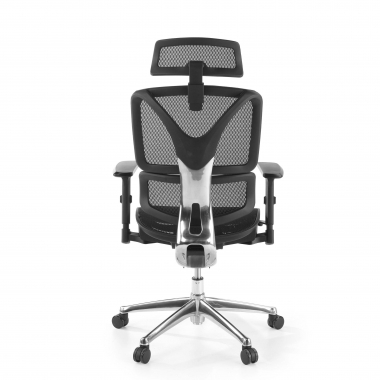 sedia ergonomica nero focus rete transpirante braccioli regolabili 3d supporto lombare 10