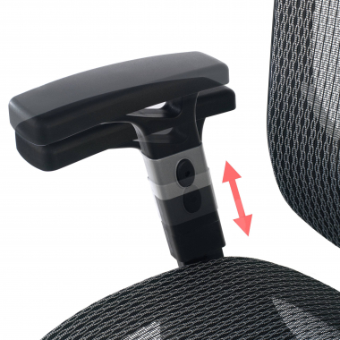 sedia da ufficio grigio flex rete transpirante braccioli mobili supporto lombare poggiatesta 7