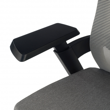 sedia ergonomica grigio wagner rete transpirante braccioli regolabili 3d supporto lombare 7