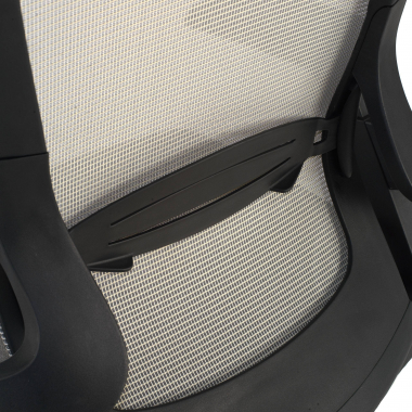 sedia ergonomica grigio wagner rete transpirante braccioli regolabili 3d supporto lombare 5