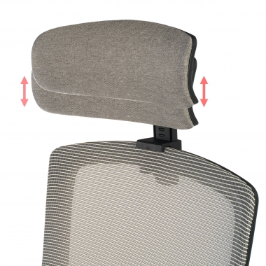 sedia ergonomica grigio wagner rete transpirante braccioli regolabili 3d supporto lombare 9