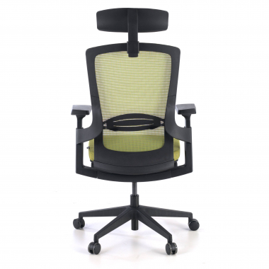 sedia ergonomica verde wagner rete transpirante braccioli regolabili 3d supporto lombare 6