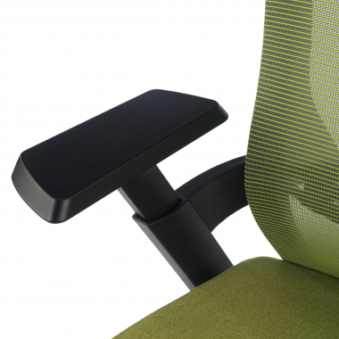 sedia ergonomica verde wagner rete transpirante braccioli regolabili 3d supporto lombare 7