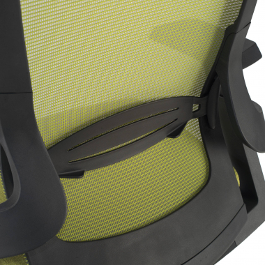 sedia ergonomica verde wagner rete transpirante braccioli regolabili 3d supporto lombare 5