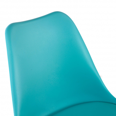 sedia scrivania per bambini blu sedia da ufficio di plastica senza braccioli 5