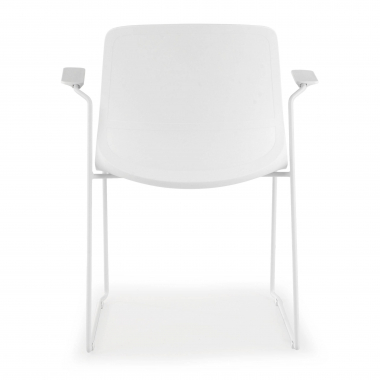 sedia da conferenza bianco blu sedia con braccioli tessuto braccioli fissi 6