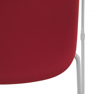 sedia da conferenza bianco rosso sedia con braccioli tessuto braccioli fissi 8