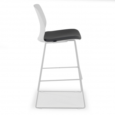 sgabello da ufficio grigio sgabello da ufficio tessuto senza braccioli 4
