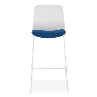 sgabello da ufficio blu sgabello da ufficio tessuto senza braccioli 3