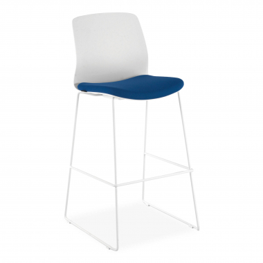 sgabello da ufficio blu sgabello da ufficio tessuto senza braccioli 1