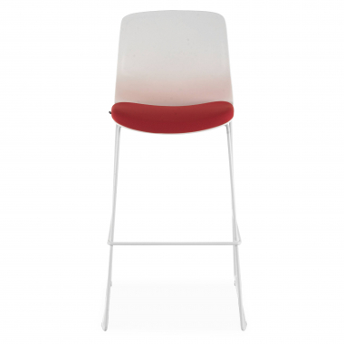 sgabello da ufficio rosso sgabello da ufficio tessuto senza braccioli 3