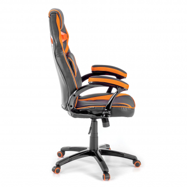 sedia gaming arancione ecopelle ecopelle braccioli fissi 7