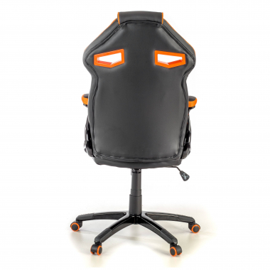 sedia gaming arancione ecopelle ecopelle braccioli fissi 8