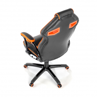 sedia gaming arancione ecopelle ecopelle braccioli fissi 6