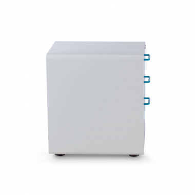 cassettiera da ufficio bianco blu zole 7