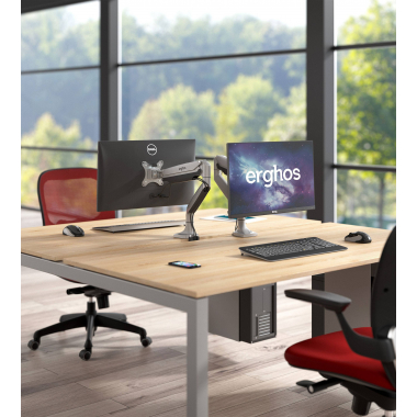 supporto per monitor alluminio erghos 2