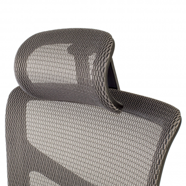 sedia ergonomica grigio next2 con poggiatesta rete transpirante braccioli regolabili 4d supporto lombare poggiatesta 8