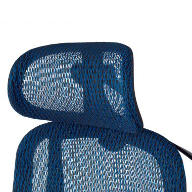 sedia ergonomica blu locktech rete transpirante braccioli regolabili 1d supporto lombare poggiatesta 7