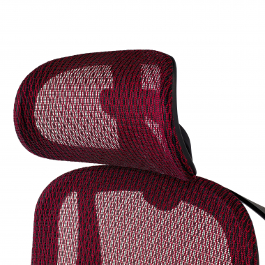 sedia ergonomica rosso locktech rete transpirante braccioli regolabili 1d supporto lombare poggiatesta 7