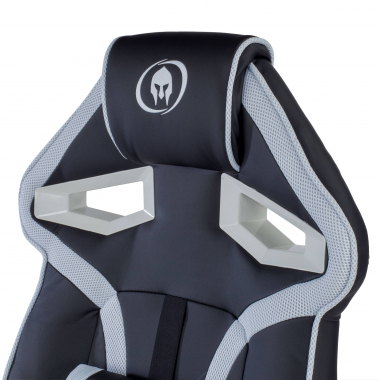 sedia gaming bianco ecopelle ecopelle braccioli fissi 8