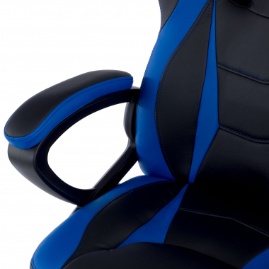 sedia gaming blu drift ecopelle braccioli fissi 8