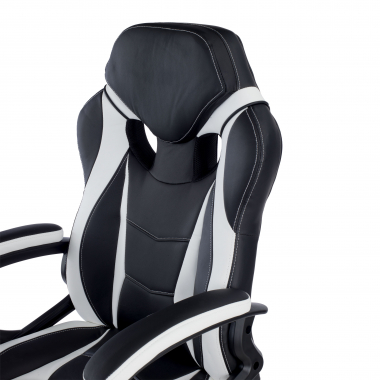 sedia gaming bianco drift ecopelle braccioli fissi 5