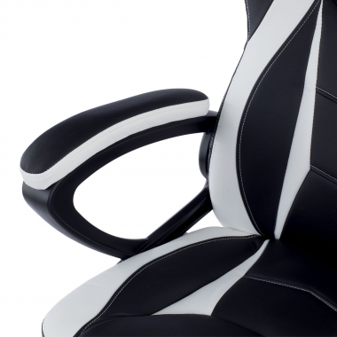 sedia gaming bianco drift ecopelle braccioli fissi 7