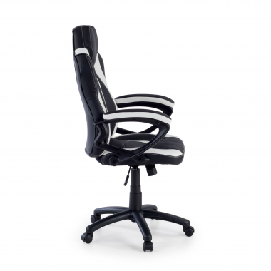 sedia gaming bianco drift ecopelle braccioli fissi 4