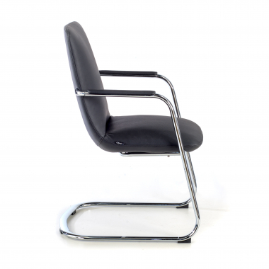 Sedia Sala d'Attesa Kraff, schienale ergonomico, slitta