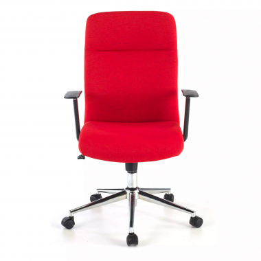 sedia da ufficio rosso smith tessuto braccioli fissi 4