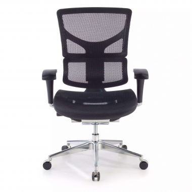 sedia ergonomica nero next2 senza poggiatesta rete transpirante braccioli regolabili 4d doppio supporto lombare 4