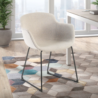 Sedia Sala Attesa Laure, Cantilever, Imbottitura Spessa, Imbottita