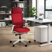 Sedia Ufficio Ergonomica Intouch white, Completamente Regolabile