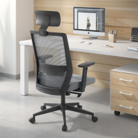 Sedia Girevole Ufficio Kana, schienale ergonomico, poggiatesta