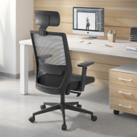 Sedia Girevole Ufficio Kana, schienale ergonomico, poggiatesta