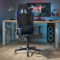 Sedia Gaming Helix, supporto lombare, schienale reclinabile