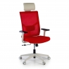 Sedia Scrivania Ergonomica Verdi white, braccioli regolabili, con poggiatesta