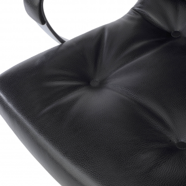 sedia da ufficio nero windsor vera pelle braccioli imbottiti 8