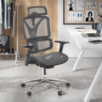 Sedia Ergonomica Focus, Struttura in alluminio, Schienale Regolabile