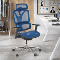 Sedia Ergonomica Focus, Struttura in alluminio, Schienale Regolabile