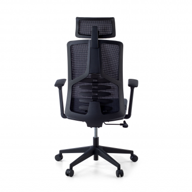 sedia ergonomica grigio quick rete transpirante braccioli regolabili 3d supporto lombare poggiatesta 8
