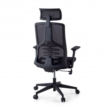 sedia ergonomica nero quick rete transpirante braccioli regolabili 3d supporto lombare poggiatesta 8
