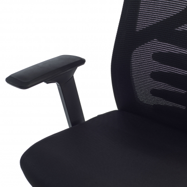 sedia ergonomica nero quick rete transpirante braccioli regolabili 3d supporto lombare poggiatesta 9